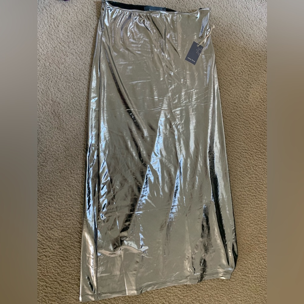 Indigo Rising silver skirt